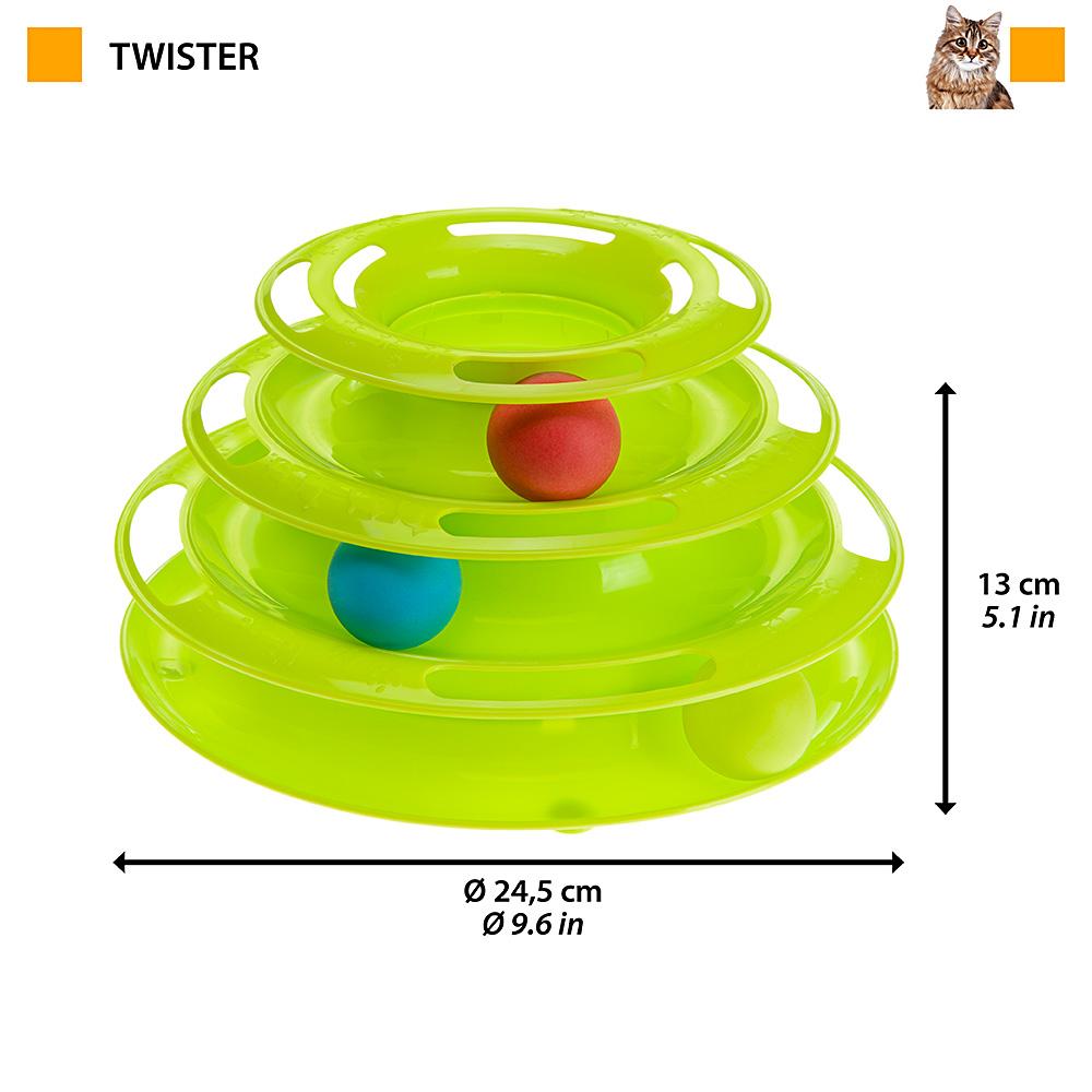 Розвиваюча іграшка для котів Інтерактивний твістер Twister Ferplast Розвиваюча іграшка для котів Інтерактивний твістер Twister Ferplast