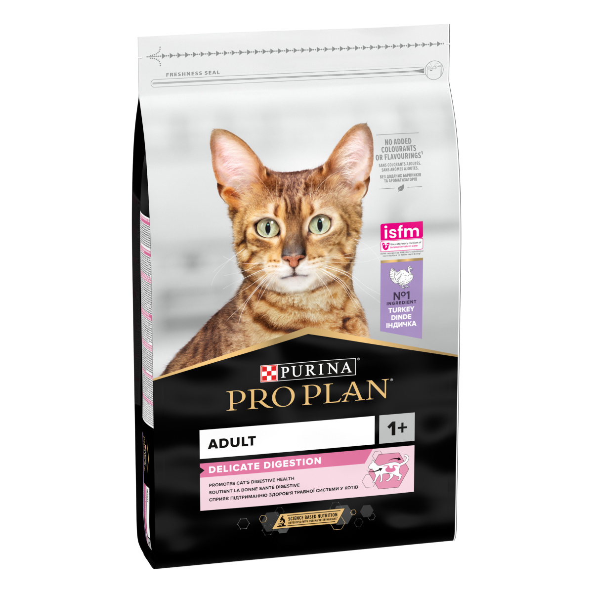 Сухий корм з індичкою для вибагливих котів з чутливим травленням Purina Pro Plan Delicate Digestion Adult 1+ Turkey