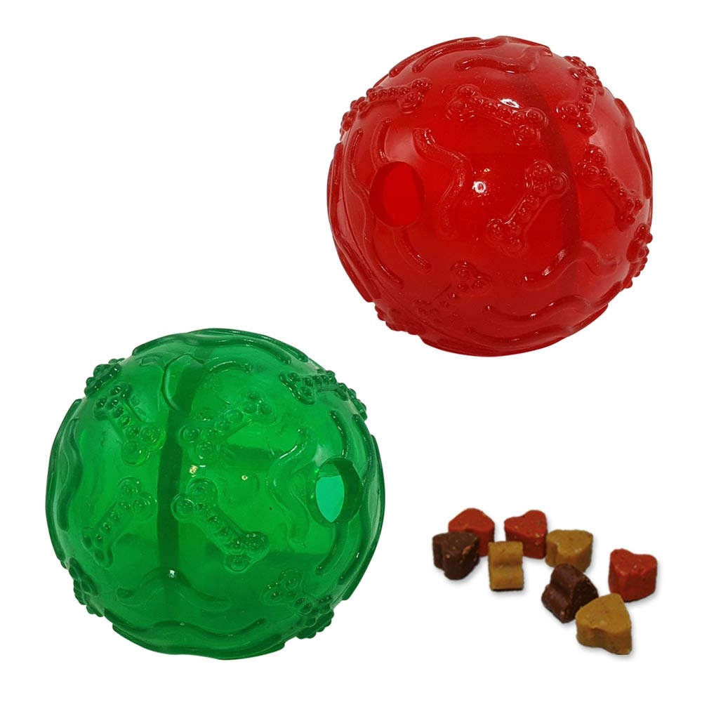Іграшка для собак Різдвяний М'ячик для ласощів Christmas Snackball Nobby Іграшка для собак Різдвяний М'ячик для ласощів Christmas Snackball Nobby