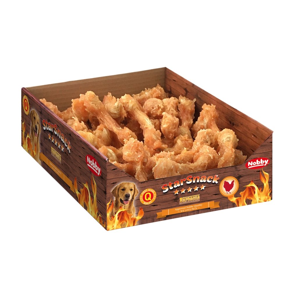 Ласощі для чищення зубів собак Жувальна Куряча Кістка Nobby StarSnack Dental BBQ Chicken Bone