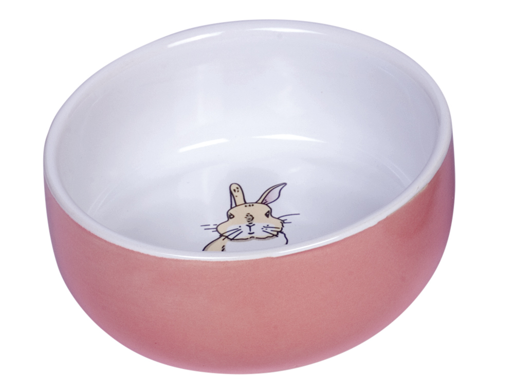 Керамическая миска для кроликов Заяц Rabbit Nobby