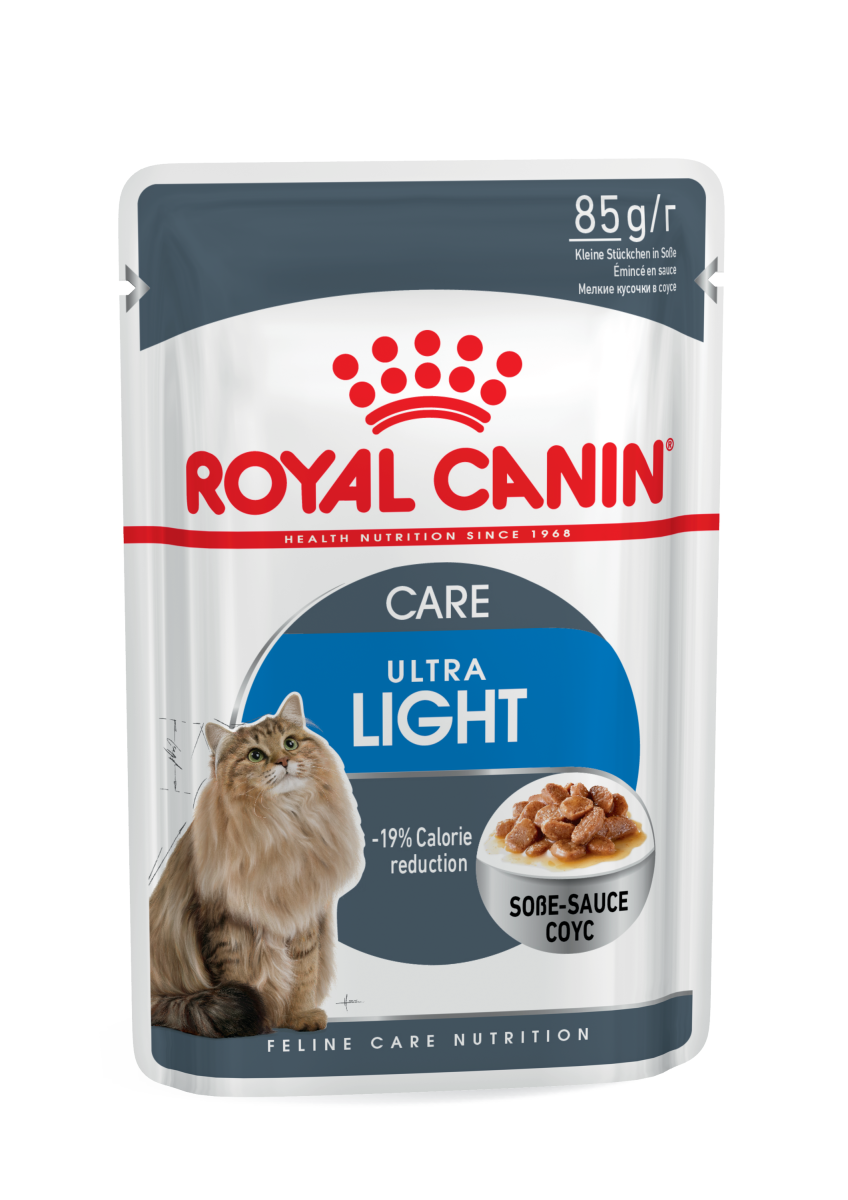 Вологий корм у соусі для дорослих кішок схильних до зайвої ваги Royal Canin Light Weight Care Gravy