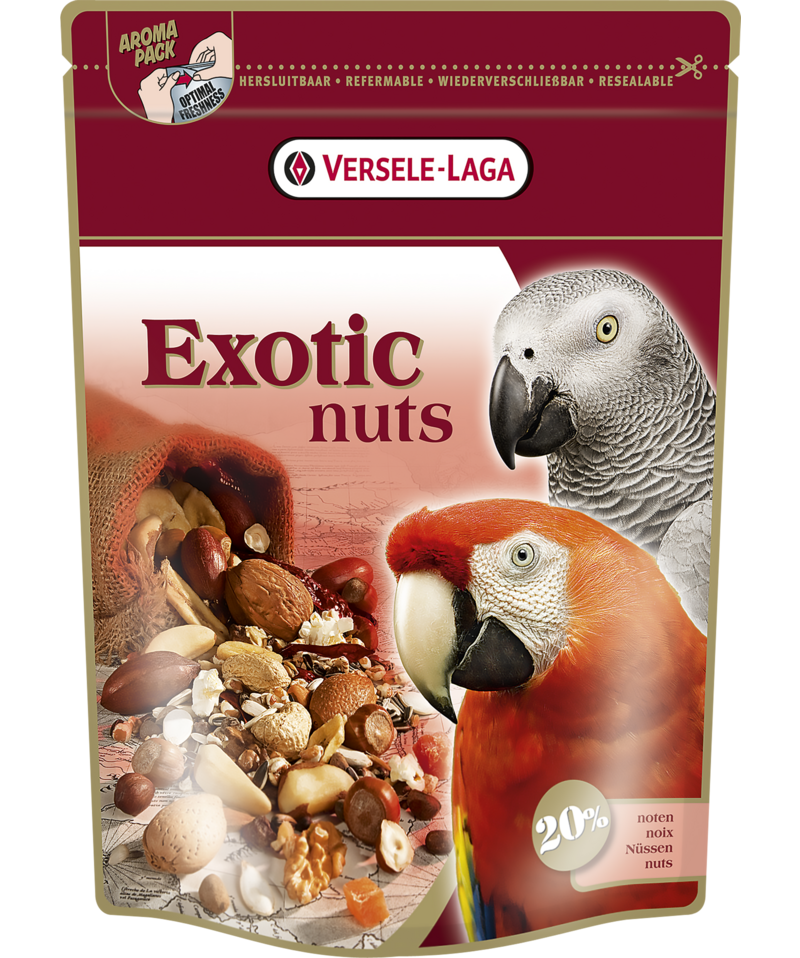 Корм для великих папуг Versele-Laga Prestige Premium Parrots Exotic Nuts Mix