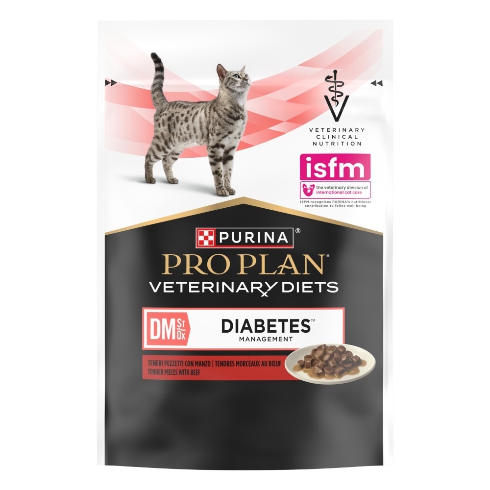 Влажный лечебный корм для котов с сахарным диабетом Purina Pro Plan Veterinary Diets DM Diabetes Management St/Ox