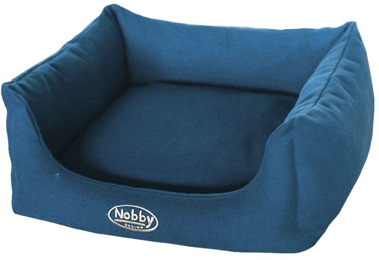 Плюшевая антискользящая лежанка с бортиками для собак Tira Nobby
