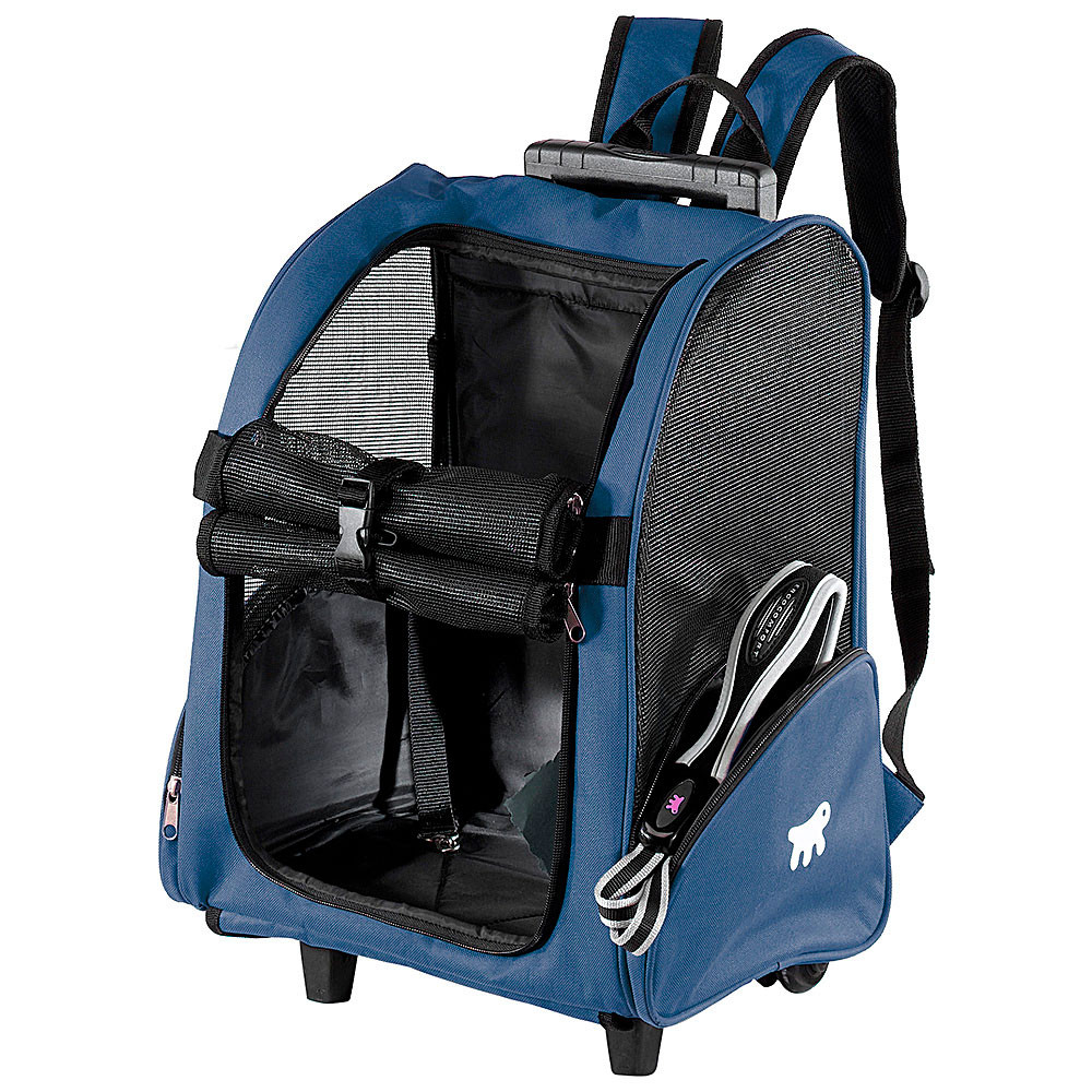 Дорожный рюкзак-тележка Трансформер для мелких собак и котов весом до 8 кг Trolley 2 in 1 Ferplast