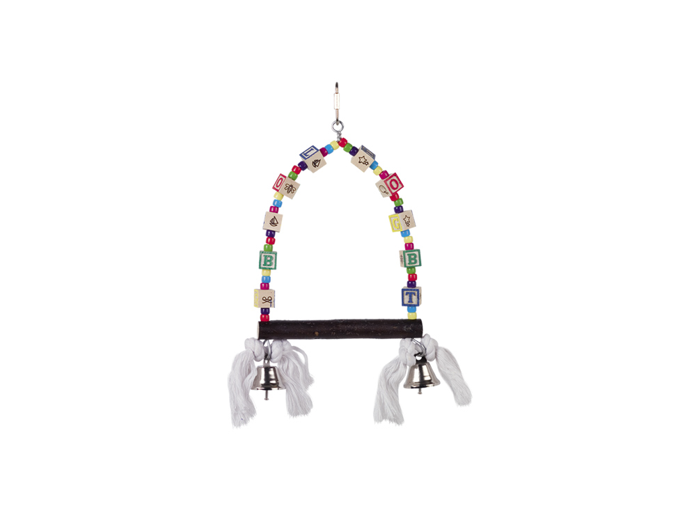 Іграшка для папуг Гойдалка Алфавіт Swing Parrot Toy Nobby