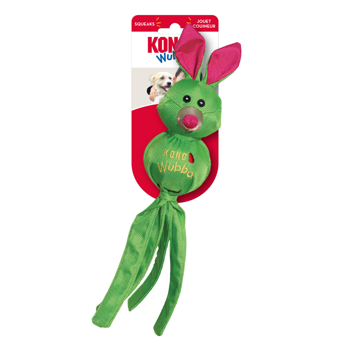 KONG Wubba Friends Ballistic Інтерактивна іграшка для собак Звірятка Вубба