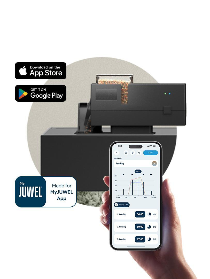 Автоматическая умная кормушка для рыб с дистанционным управлением Juwel SmartFeed AppControl