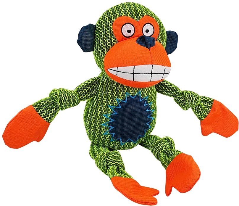 Мягкая игрушка для щенков Обезьянка Светоотражающая Mesh Nobby Мягкая игрушка для щенков Обезьянка Светоотражающая Mesh Nobby
