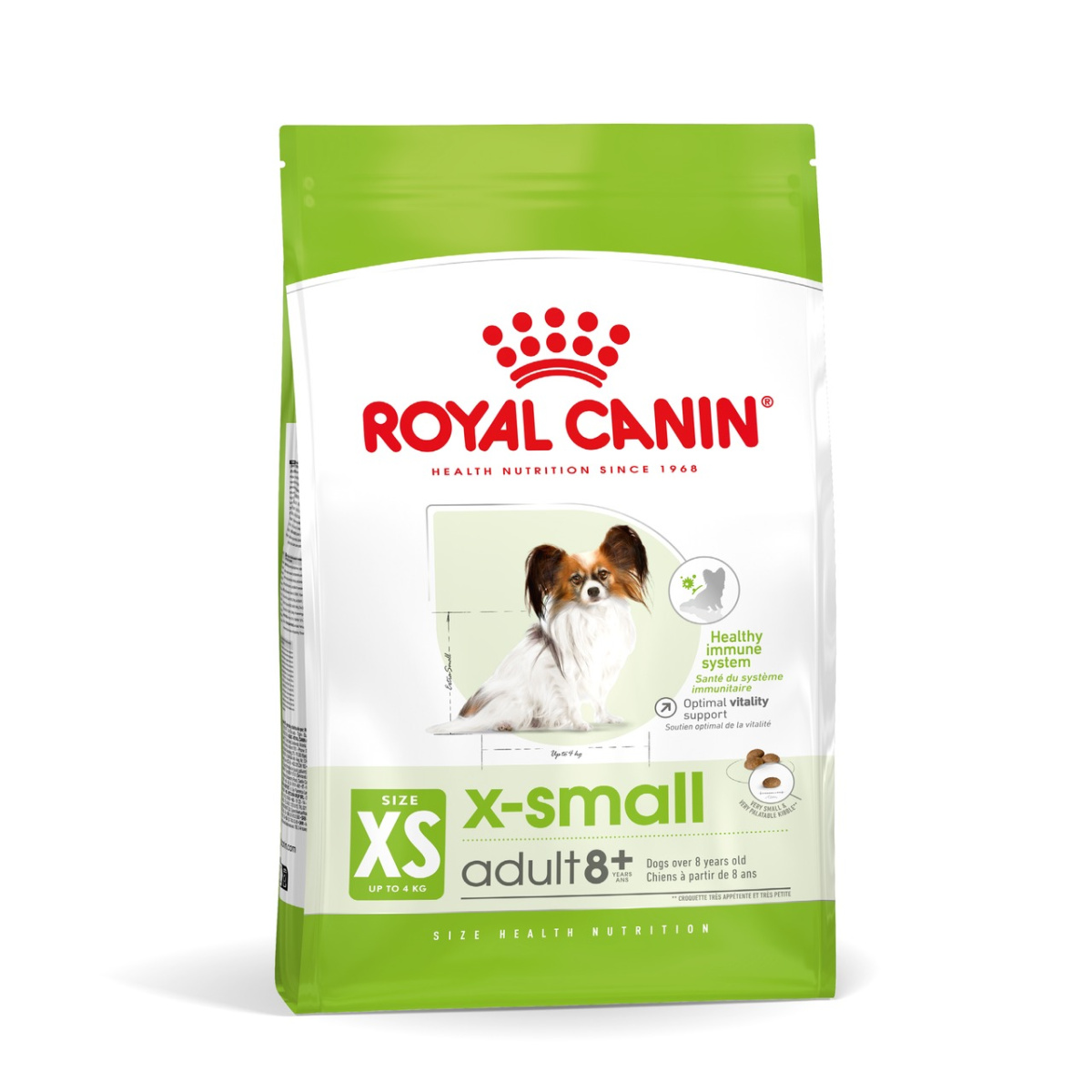 Сухой корм для пожилых собак миниатюрных пород в возрасте от 8 лет Royal Canin X-Small Adult 8+