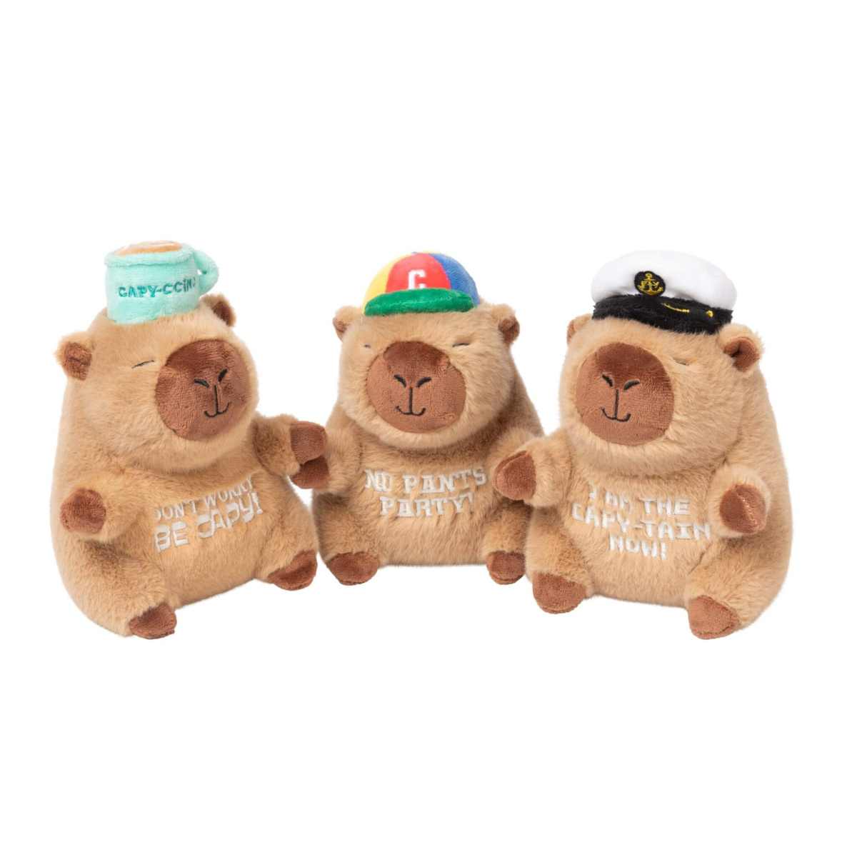 М'яка іграшка для собак Капібара з пищалкою FuzzYard Plush CAPY-BARA