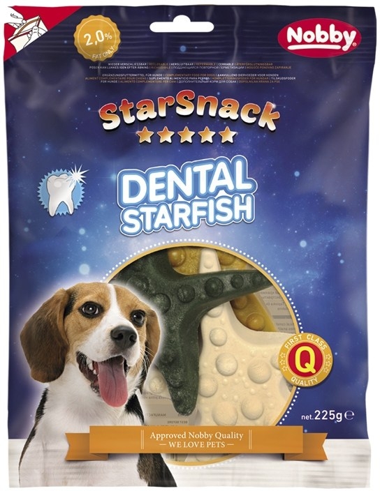 Лакомства для ухода за зубами собак Жевательные Морские звезды Nobby StarSnack Dental Starfish Лакомства для ухода за зубами собак Жевательные Морские звезды Nobby StarSnack Dental Starfish