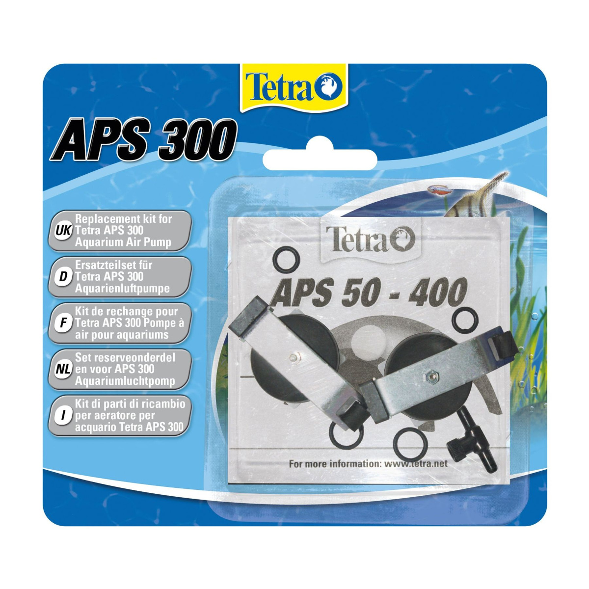Набор запчастей для двухканального компрессора APS300 Tetra Набор запчастей для двухканального компрессора APS300 Tetra