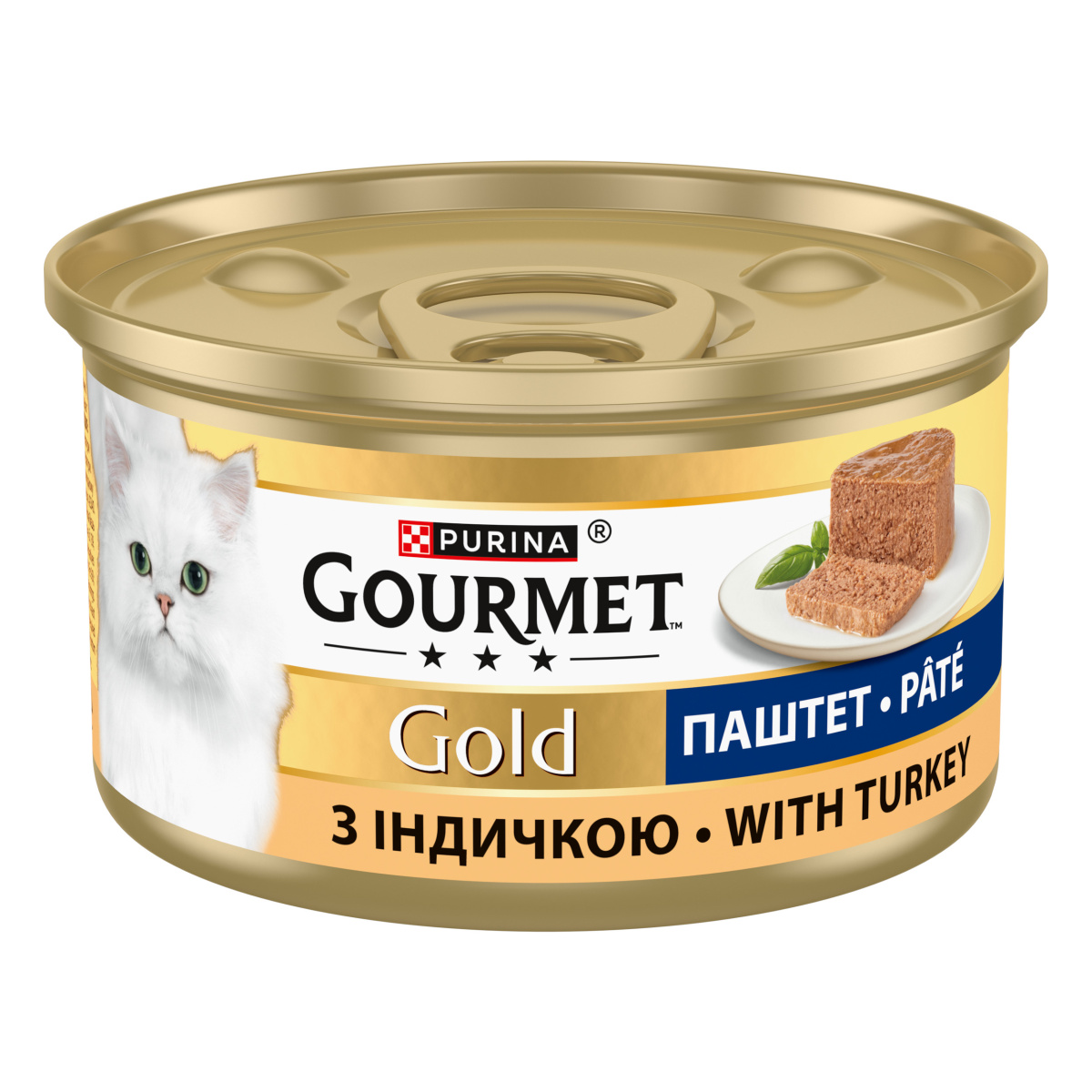 Консерва для котів Паштет з Індичкою Purina Gourmet Gold Pate Turkey