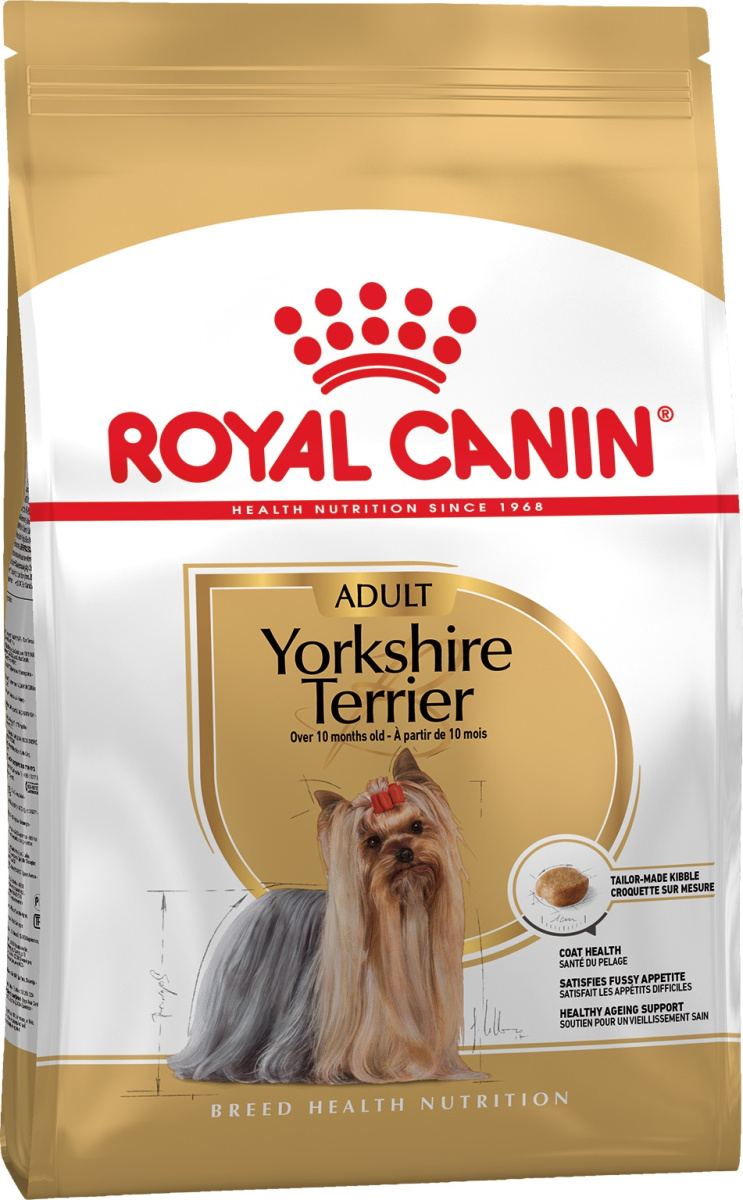 Сухой корм для собак породы Йоркширский Терьер с 10 месяцев Royal Canin Yorkshire Terrier Adult 