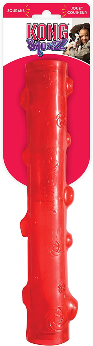 Іграшка для собак Жувальна Паличка із піщалкою KONG Squeezz Stick Dog Іграшка для собак Жувальна Паличка із піщалкою KONG Squeezz Stick Dog