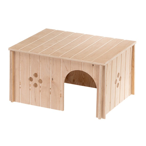 Деревянный домик для кроликов сертифицированный FSC Ferplast SIN 4646/4647