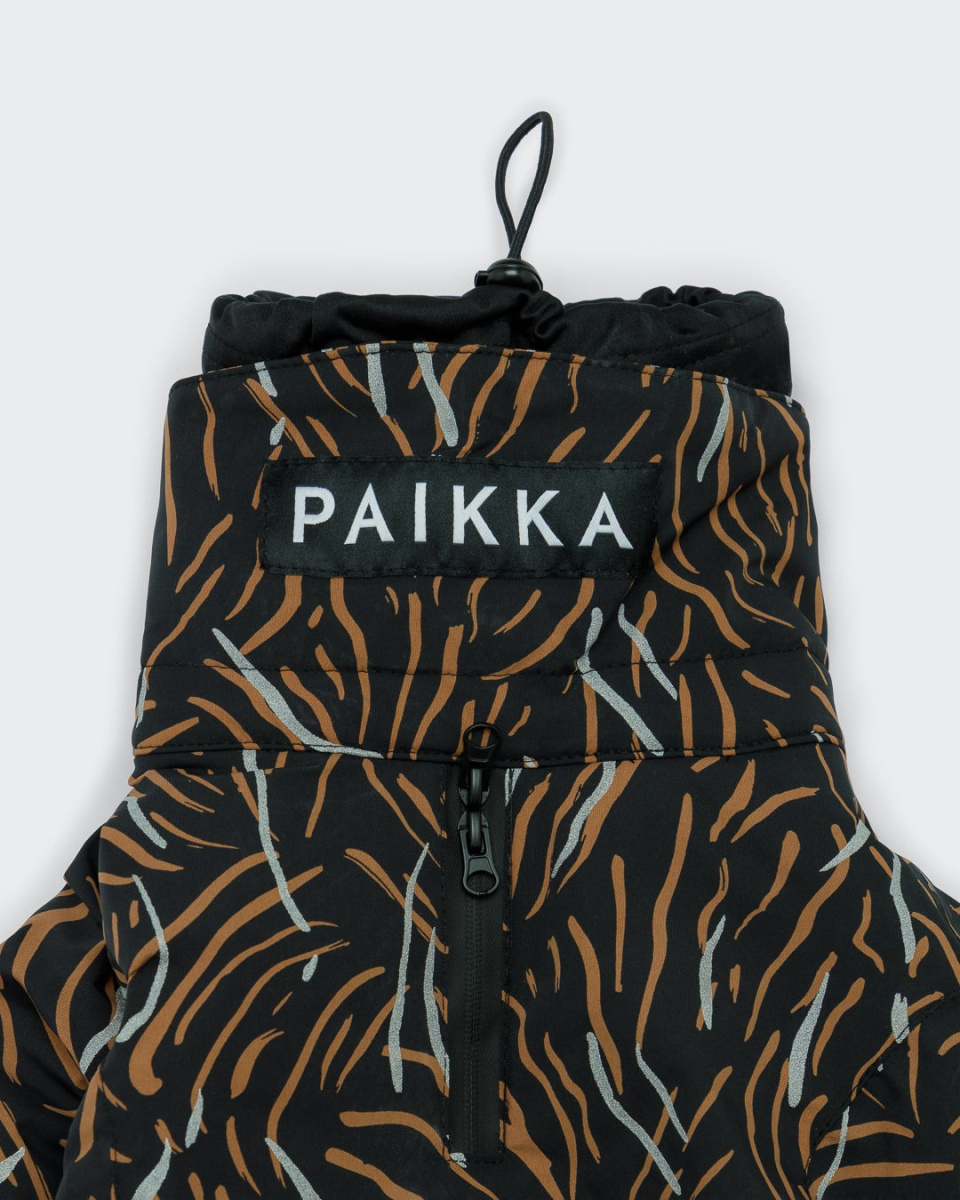 Водонепроникний світловідбиваючий зимовий костюм для собак PAIKKA Winter Suit Coal