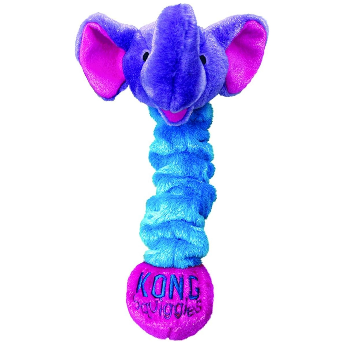 KONG Squiggles М'яка іграшка для собак Тваринка-апортировка з двома пищалками