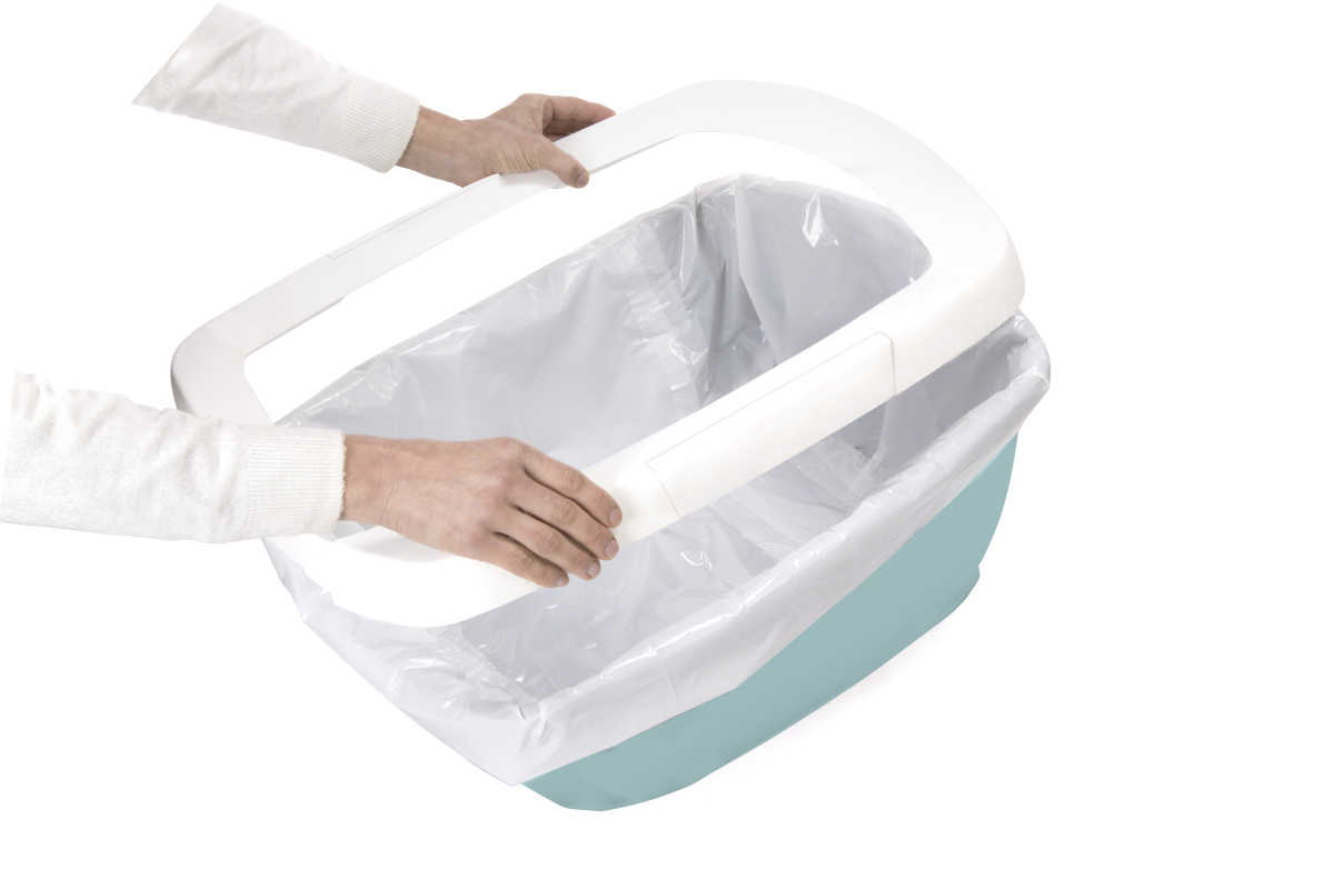 Туалет з високими бортиками та обідком для котів Imac Funny Junior Туалет з високими бортиками та обідком для котів Imac Funny Junior