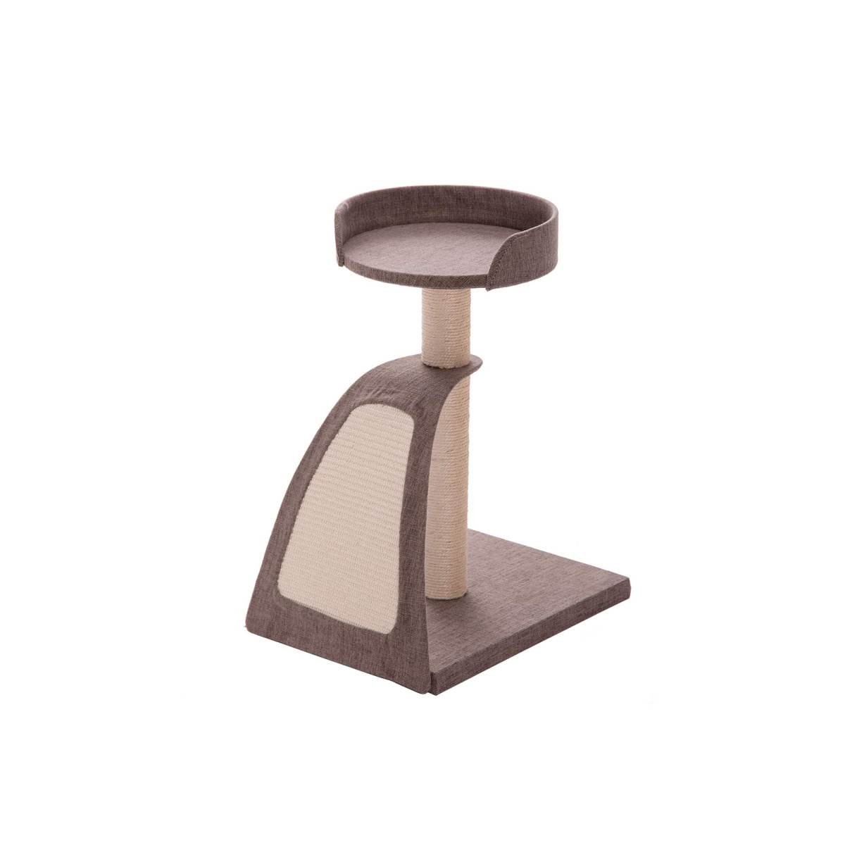 Когтеточка-столбик с дряпалкой и лежаком для кошек Imac Ines