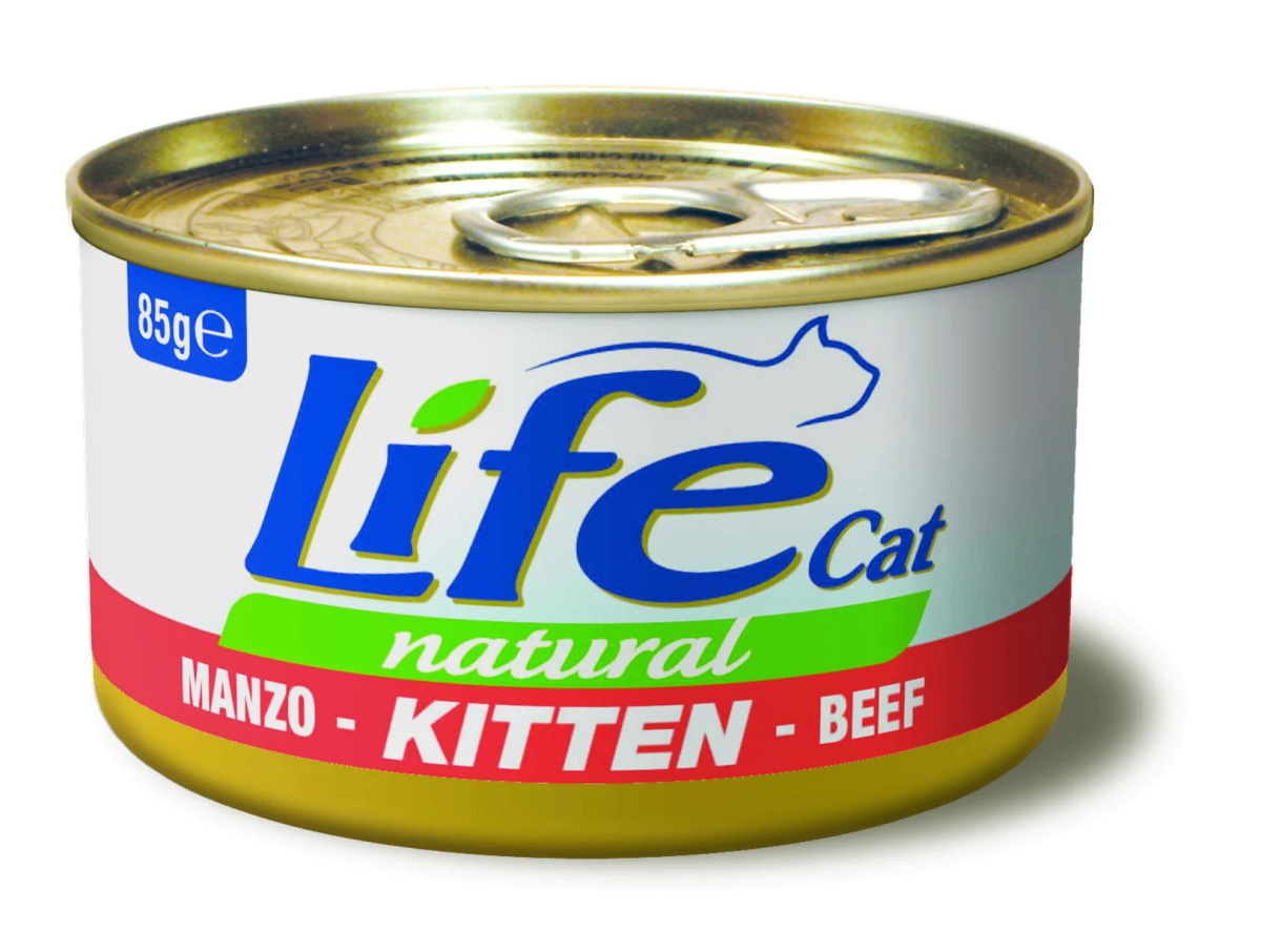 Консерва для кошенят з Яловичиною Life Cat Natural Kitten Beef