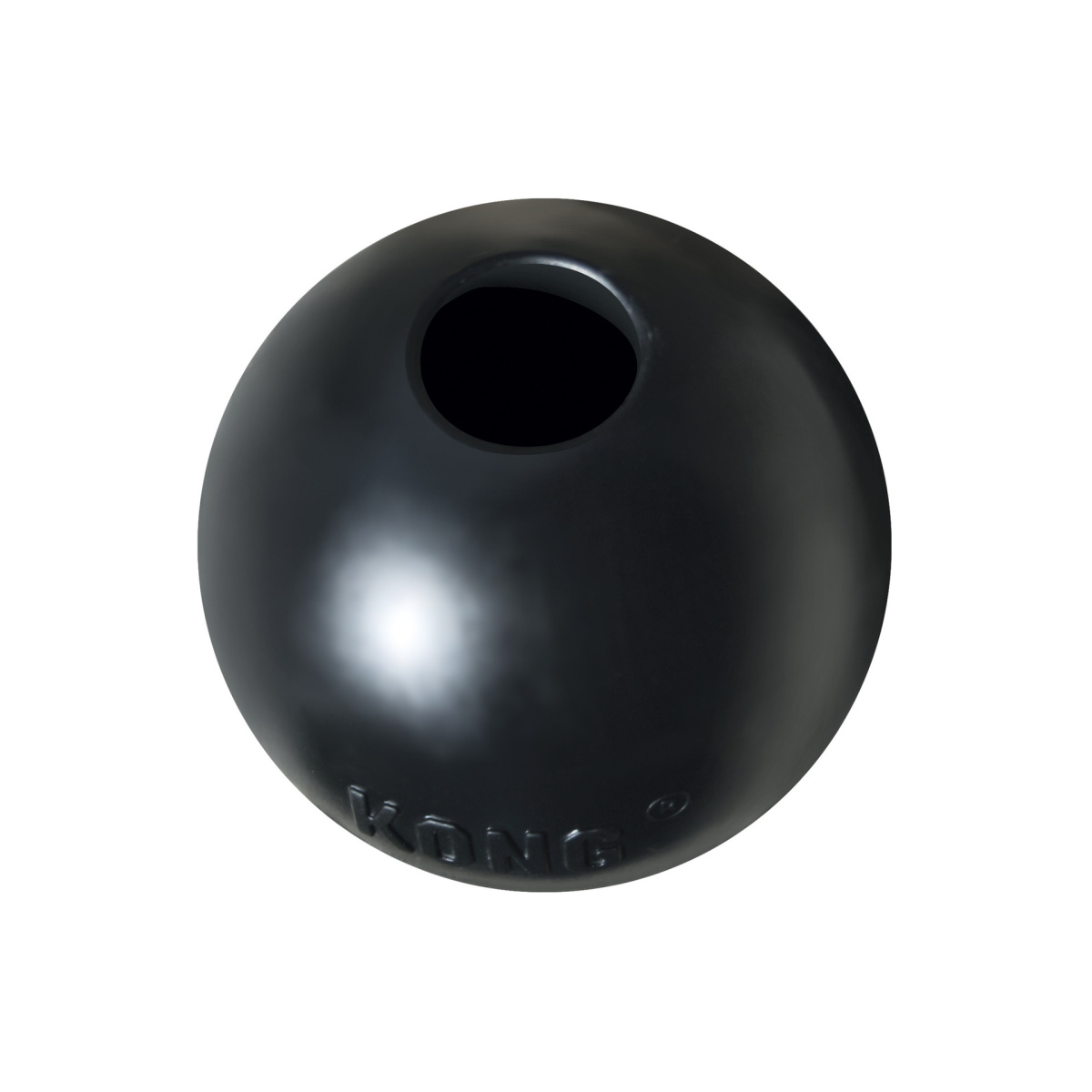 KONG Extreme Ball W/Hole Антивандальна іграшка для собак Надміцний М'яч для ласощів