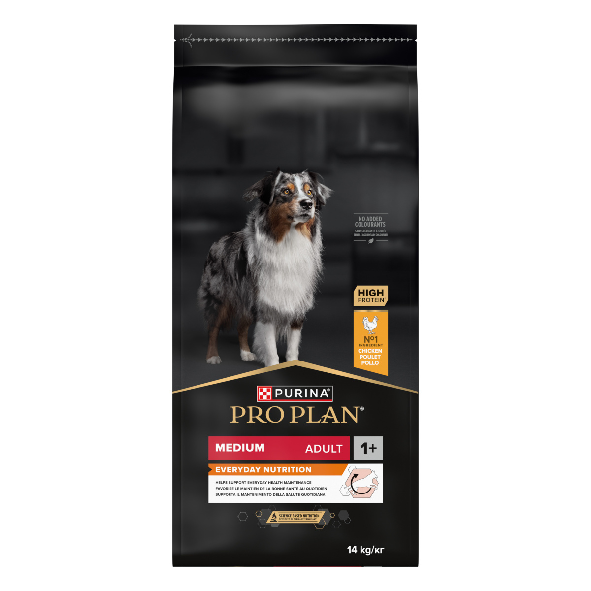 Сухий корм для собак середніх порід з Куркою Purina Pro Plan Medium Adult 1+ Everyday Nutrion Chicken