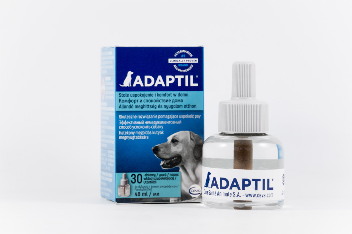 Успокаивающий препарат в диффузор для снятия стресса у собак Ceva Adaptil Dogs
