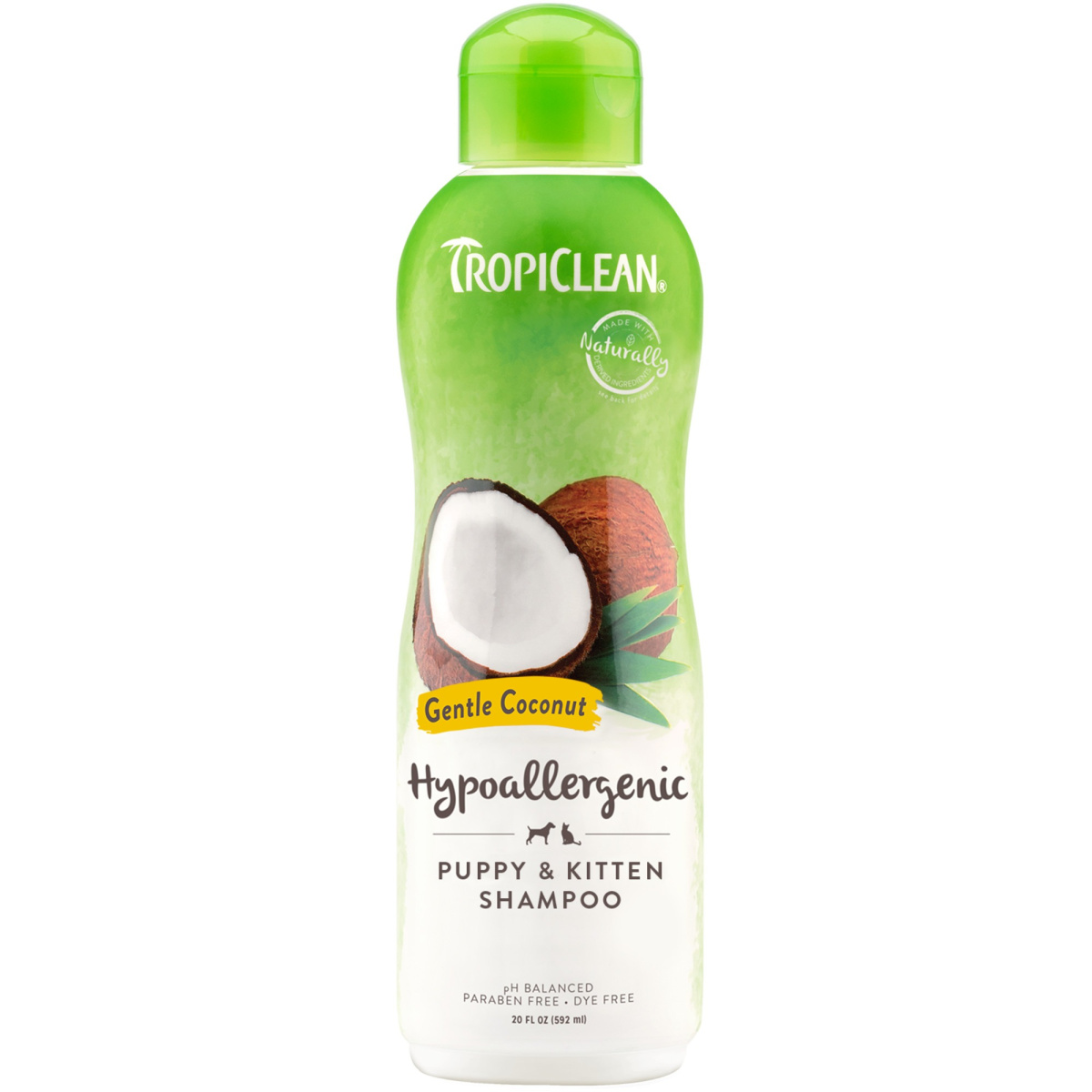 Гипоалергенный шампунь для щенков и котят TropiClean Shampoo Hypoallergenic Puppy & Kitten