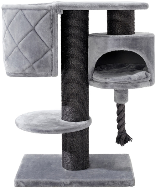 Когтеточка-игровой комплекс с домиком и лазалкой для котов Cupid Nobby