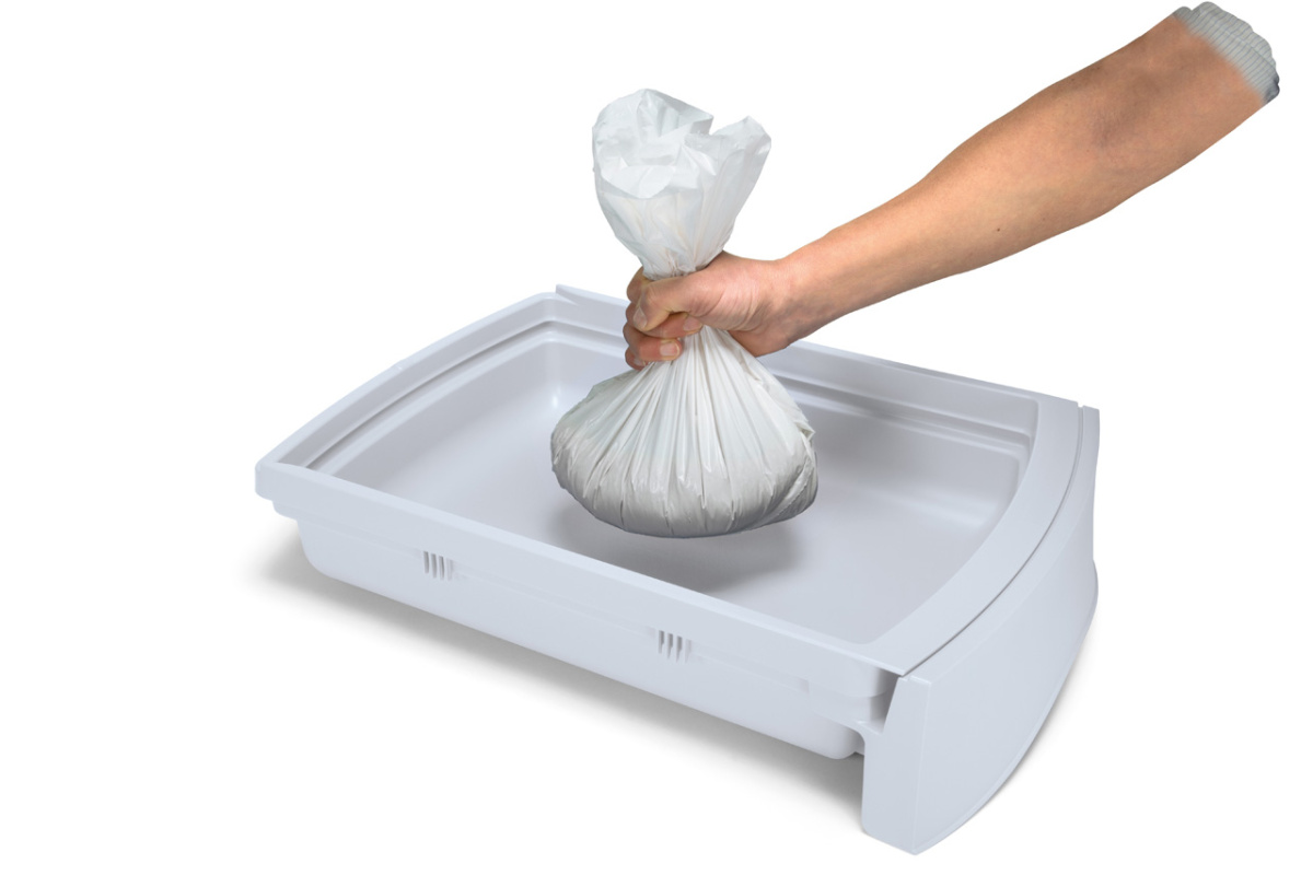 Вертикальний закритий туалет для котів з системою очищення лап Imac Frida