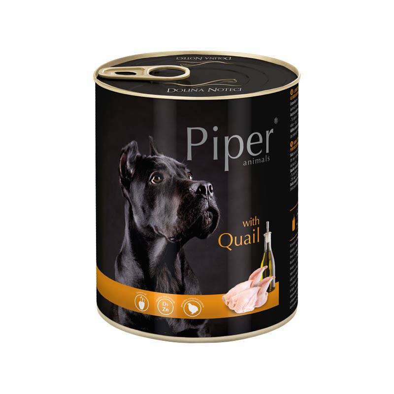 Консерва для собак з Перепілкою Dolina Noteci Piper Animals Quail Консерва для собак з Перепілкою Dolina Noteci Piper Animals Quail
