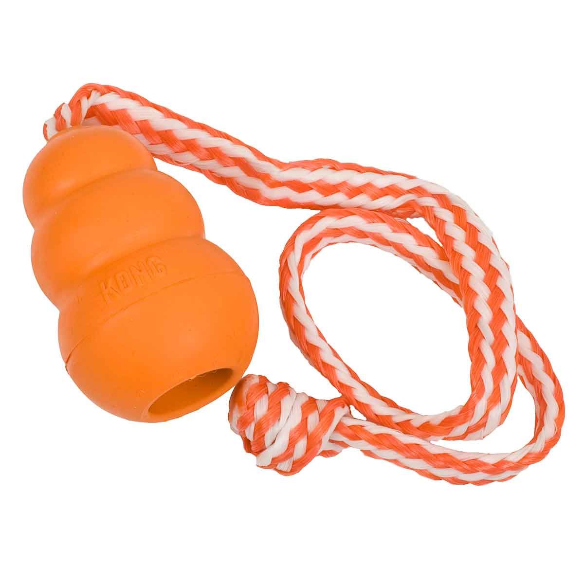 Игрушка для собак Плавающий Конг с канатом KONG Aqua