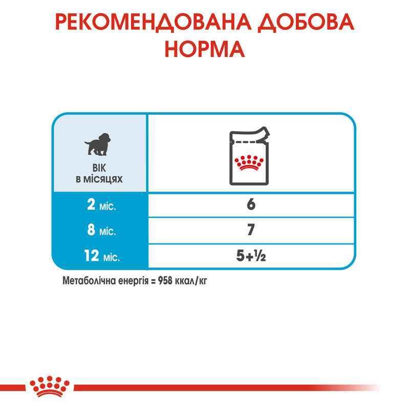 Влажный корм в соусе для щенков средних пород в возрасте от 2 до 12 месяцев Royal Canin Medium Puppy