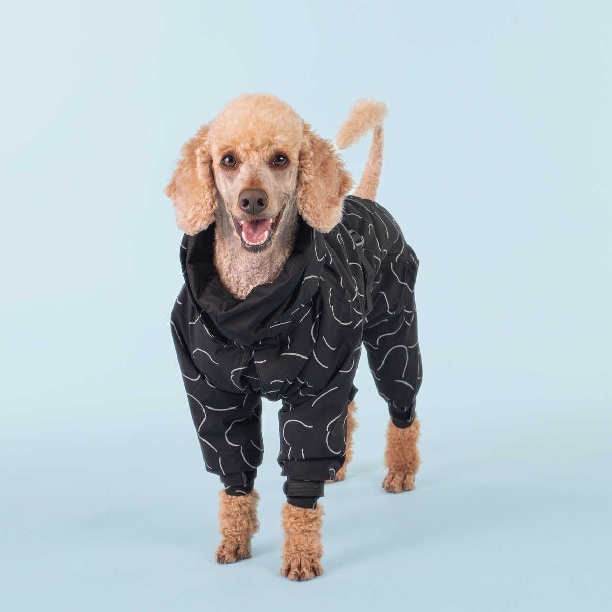 Водонепроникний зимовий костюм зі світловідбиваючим візерунком для собак PAIKKA Winter Suit