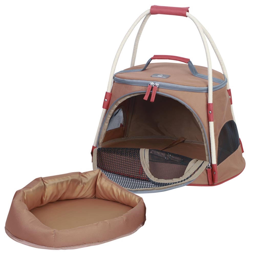 Сумка-переноска Трансформер для миниатюрных собак и котов весом до 6 кг Enoshima Cat 3 in 1 Nobby