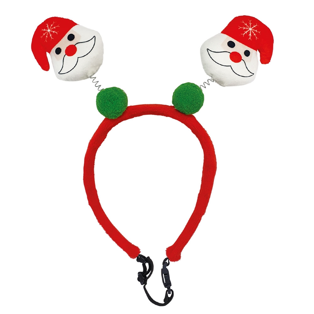 Новогодний обруч для собак Санта Santa Christmas Dog Headband Nobby