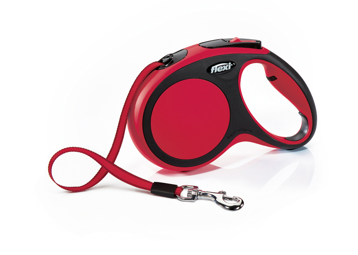 Поводок-рулетка для собак средних пород весом до 25 кг Flexi New Comfort M Tape лента 5 m