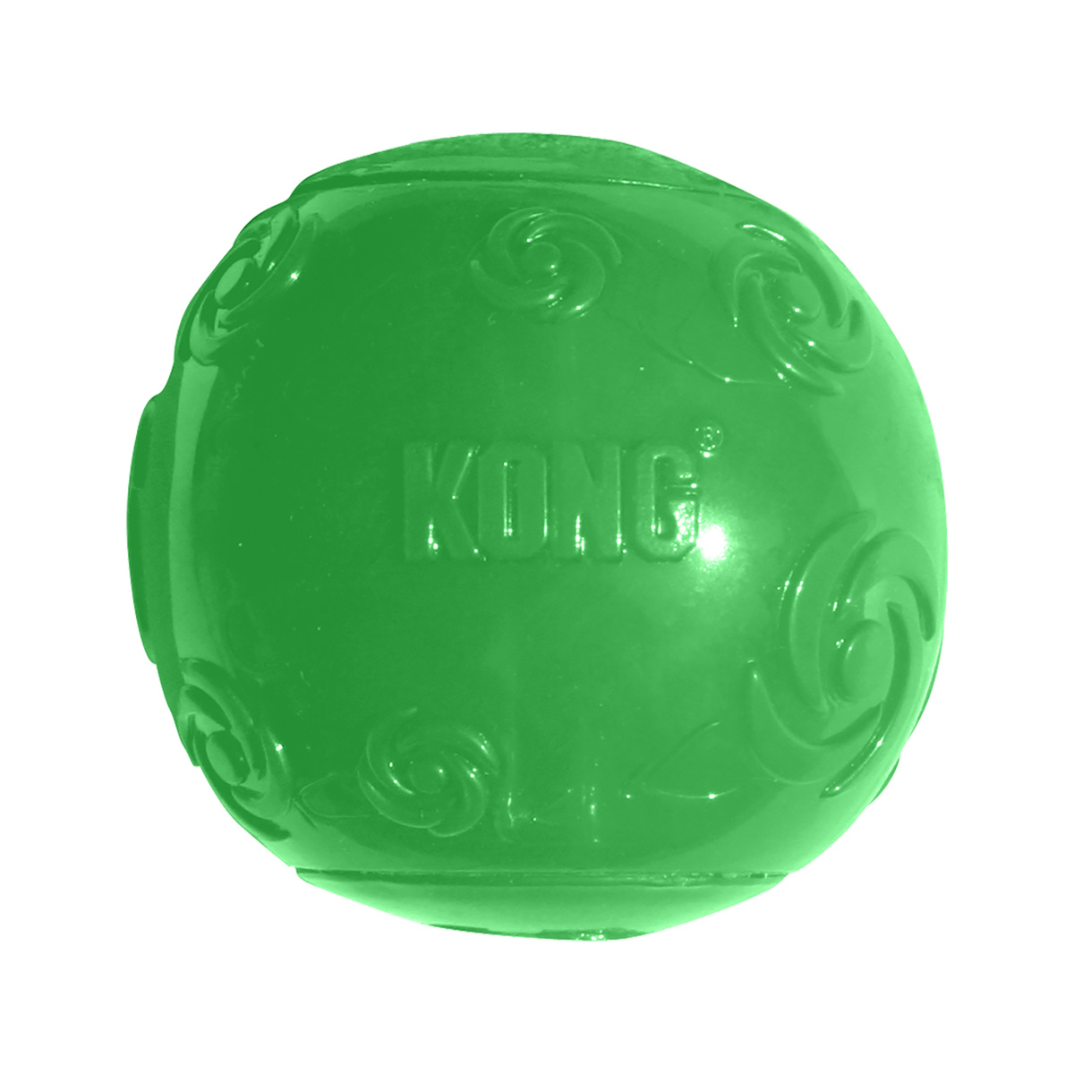 KONG Squeezz Ball Жувальна іграшка для собак М'яч з пищалкою