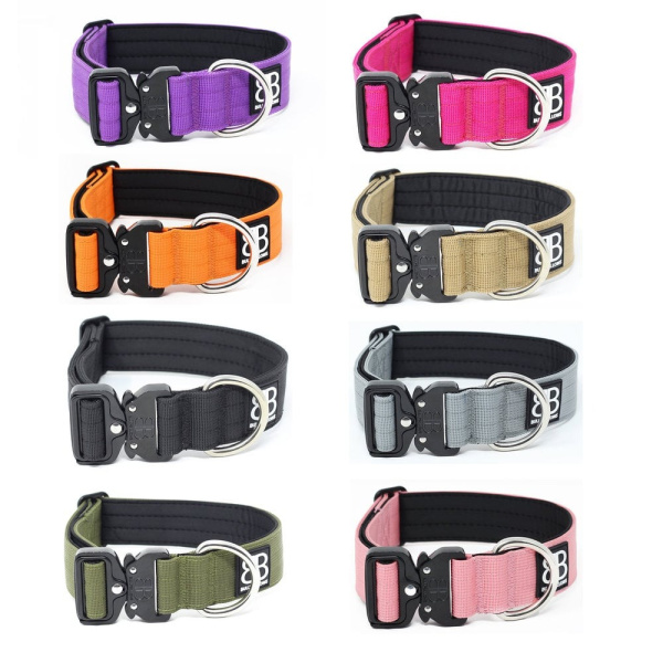 Професійний надміцний нашийник для собак з посиленим замком BullyBillows Combat Collar No Handle 4 cm