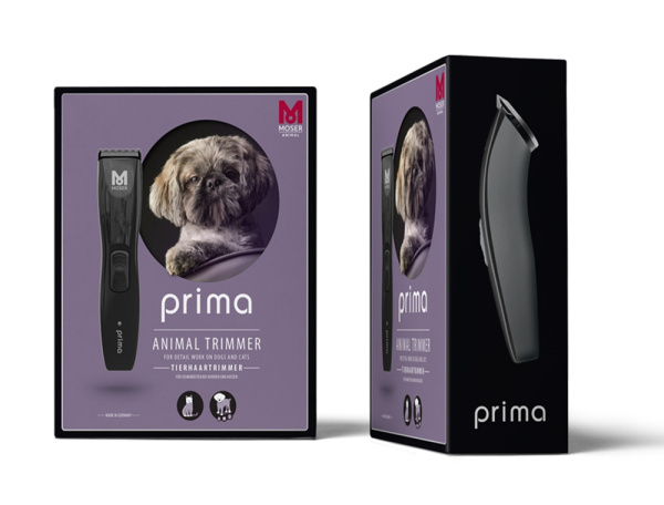 Бесшумная аккумуляторная машинка для стрижки собак и котов Prima Clipper Moser