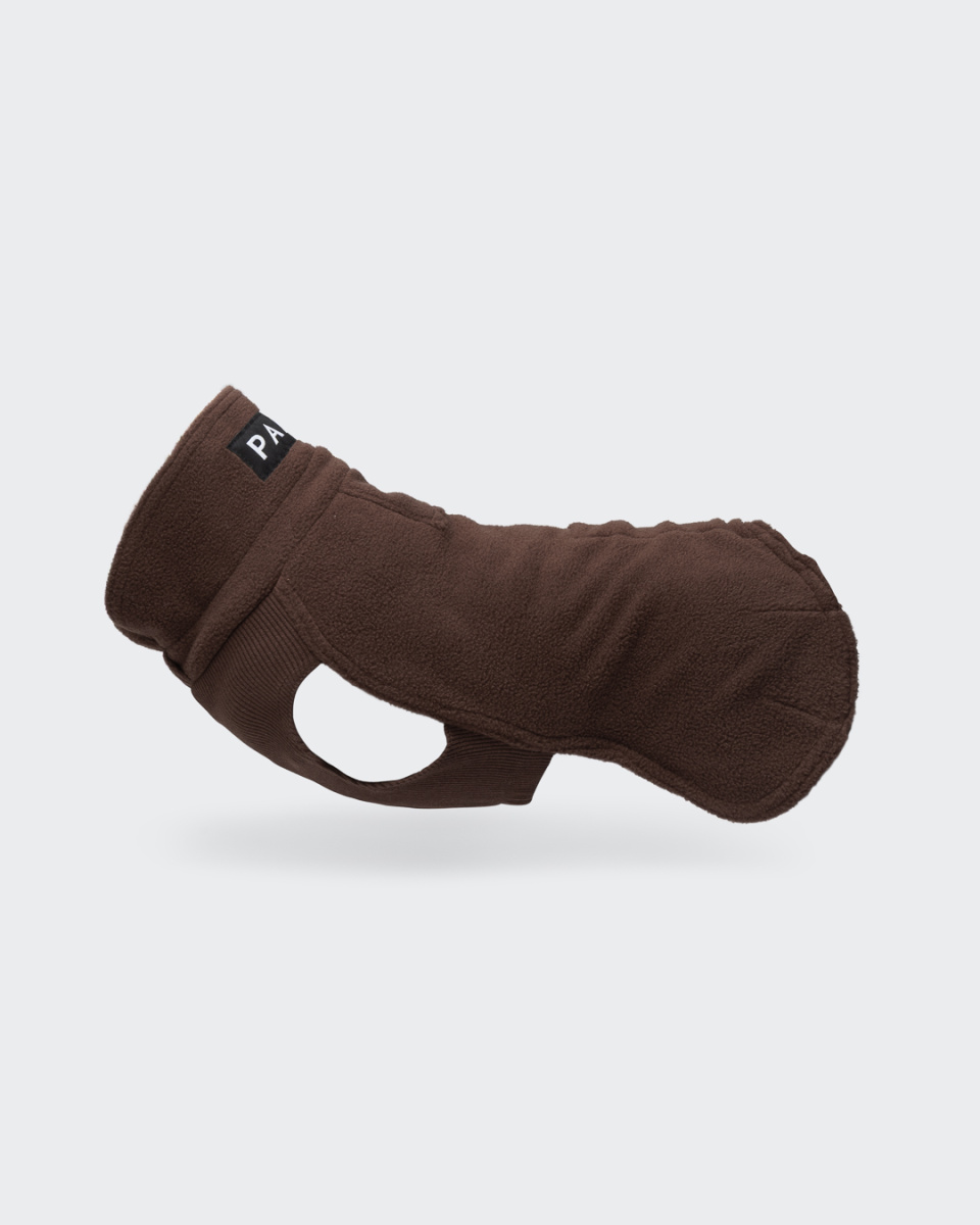 Інноваційна теплоізоляційна сорочка для собак PAIKKA Seawool Shirt Choco