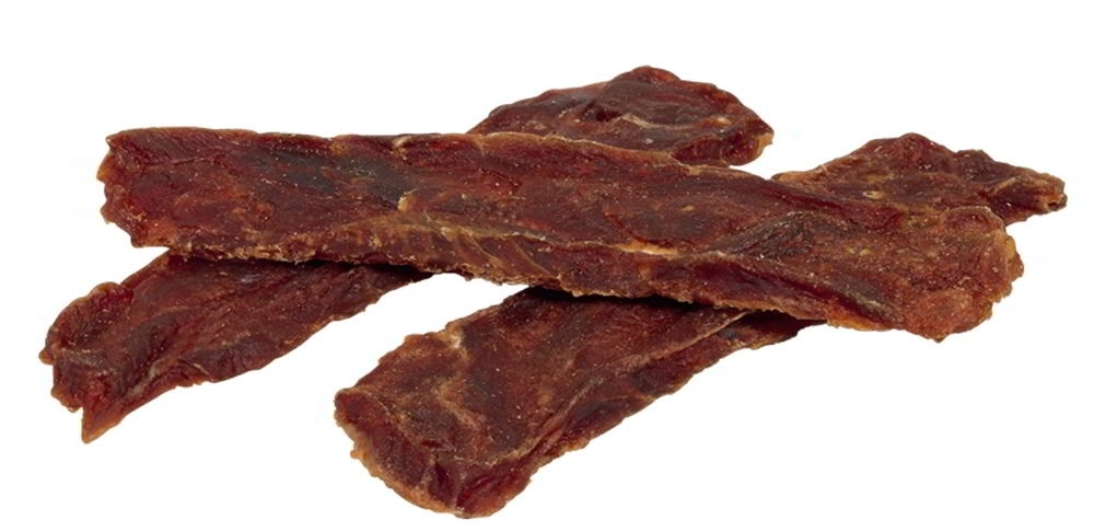Натуральні ласощі для собак В'ялене Качине м'ясо Nobby StarSnack Low Fat Duck Jerky Натуральні ласощі для собак В'ялене Качине м'ясо Nobby StarSnack Low Fat Duck Jerky