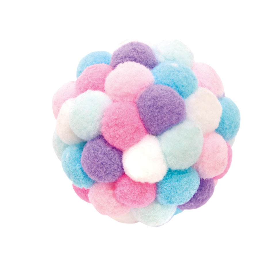 М'яка іграшка для котів Кольорові Молекули Imac ToyBox Soft Coloured Balls