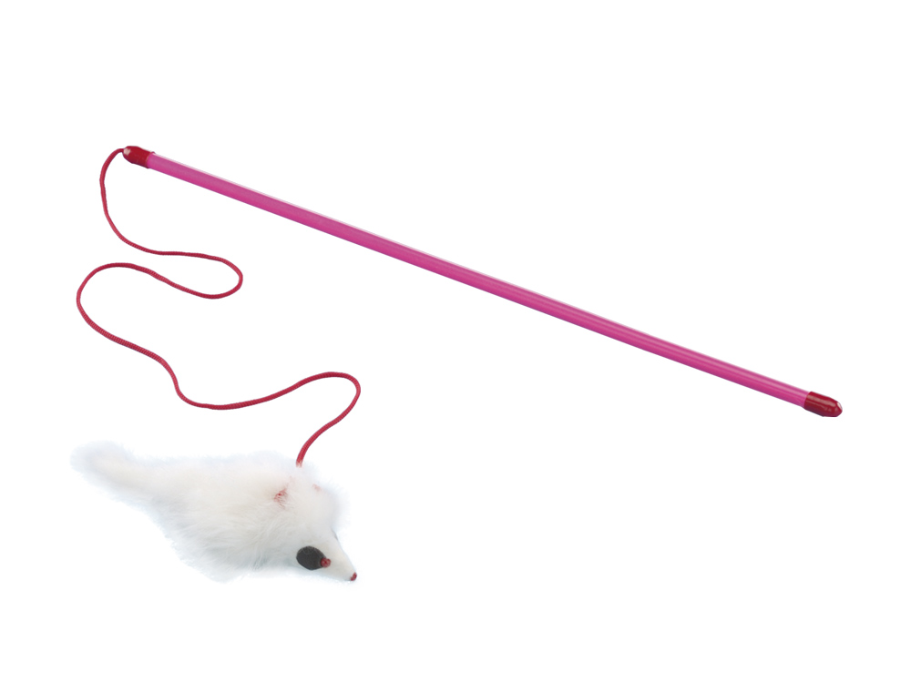 Іграшка для котів Вудка Мишка Rod Plush Nobby Іграшка для котів Вудка Мишка Rod Plush Nobby