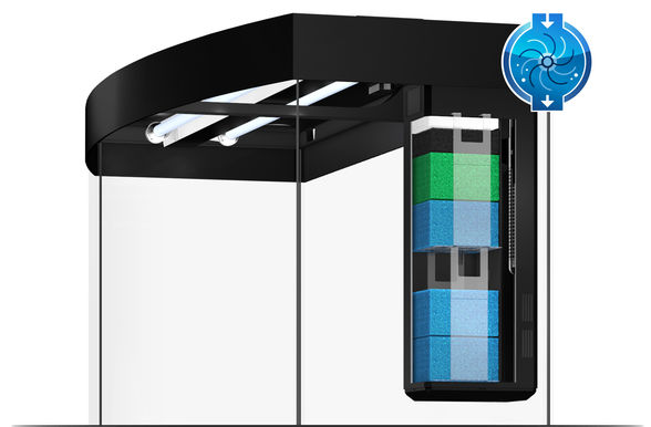 Панорамний акваріум 180 л з комплектом обладнання та системою фільтрації Bioflow M Juwel Vision 180 LED Панорамний акваріум 180 л з комплектом обладнання та системою фільтрації Bioflow M Juwel Vision 180 LED