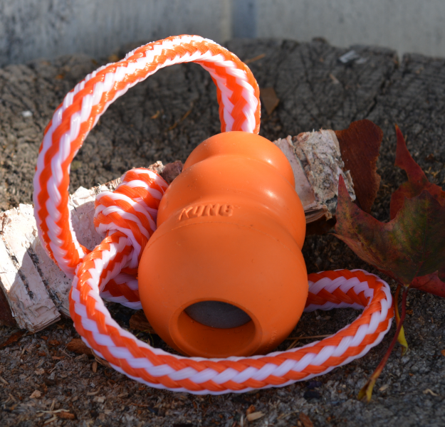 Игрушка для собак Плавающий Конг с канатом KONG Aqua