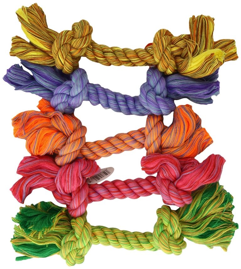 Игрушка для собак ToyBox Канат хлопковый для ухода за зубами Ropes Nobby